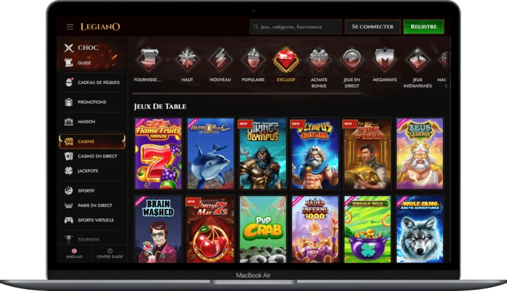 Legiano-casino-exclusiv-games